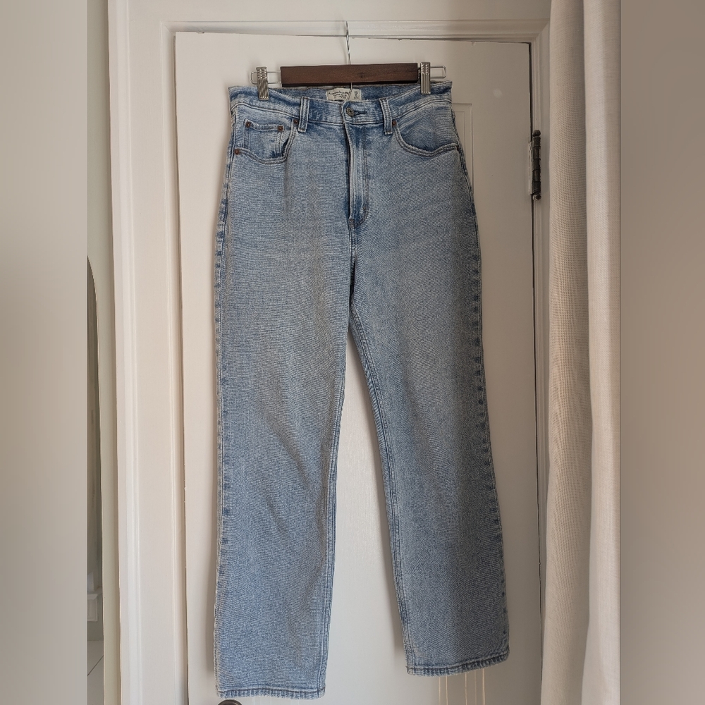 Abercrombie The Ankle Straight Ultra Highrise